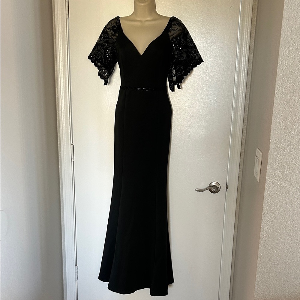 Elegant Black Evening Gown